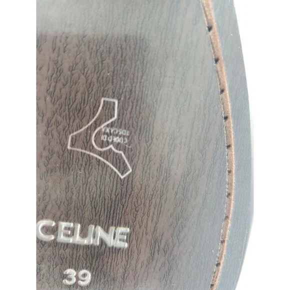 CELINE Paris Western Low Boots in Suede Beige W/ Dark Stitching Sz 39 EUR 8.5 US - Picture 12 of 16
